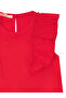 Ruffled Nib Girl's Red Summer Evening Dress - 6