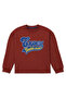Boy's Oversize Burgundy Sweatshirt – College School Style (Ages 6-11) - 4