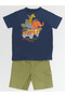 Safari Boy's T-shirt Gabardine Shorts Set - 3