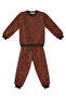 Animals Baby Boy Brown Tracksuit Set - 3