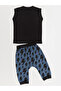 Lightning Dino Boy's T-shirt Capri Shorts Set - 4