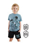 Pirate Dinosaurs Boys Summer T-Shirt Shorts Set