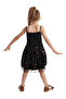 Black Copper Star Girl's Tulle Tutu Puffy Strap Evening Dress - 2