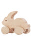 Zıpzıp Rabbit Unpainted Wooden Animal Figure, Solid Beech, 18 Months+ - 4