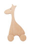 Curious Giraffe Unpainted Wooden Animal Figure, Solid Beech, 18 Months+