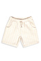 Boy's Summer Set Printed 100% Cotton T-Shirt Striped Woven Shorts Summer Set - 8