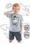 Ahoy Cat Boy Summer T-Shirt Shorts Set