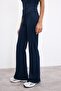 Stretch Fabric Airtech Flare Fit High Waist Waist-Hugging Sports Pants C9192Ax26Au - 4