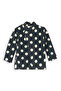 Girl's Coat Embossed Polka Dot Smoked Overcoat-Coat - 3