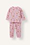 100% Cotton Patterned 2-Piece Pajama Set for Baby Girl I3902A526Au - 6