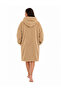 Wellsoft Hooded Wearable TV Blanket Unisex Over Size - Camel - 2