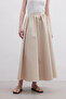 PREMIUM SKIRT CAMEL WITH FLOWER - 6