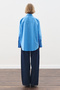 Classic Shirt with Wide Cuffs Blue - 6