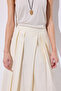 Wide Pleated Pants Vanilla - 4