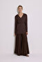 Tie-Up Dressy Kimono Brown - 3