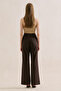 Classic Long Wide-Leg Pants Brown - 6
