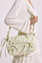 Büzgü Detailled Shoulder Bag Yellow - 2