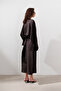 Linen Wide Tie Dress Bitter Brown - 6
