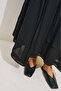 Asymmetric Draped Piece Skirt Black - 6