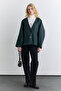 Milana Cashmere Jacket Green - 2