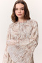 Patterned Crushli Folding Dress Sophia Somon - 3