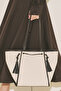Canvas Tasseled City Bag Brown - 2