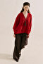 Embroidered Premium Cape Blush Red - 2