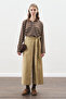 Skirt-Like Pants Camel - 3
