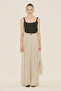 Tansy Pleated Pants Beige - 2