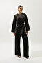 Hana Organza Bluz Black - 4