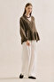 Jakarli Muslin Double-Breasted Blouse Brown - 2