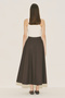Kup Detailled Flared Skirt Brown - 8
