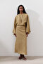 Linen Wide Tie Dress Blind