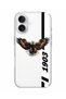iPhone 16 Plus Compatible Patterned Transparent Silicone Case