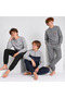 Young Men's Cotton Collared Buttoned Pocketed Gift Set 3 Pieces 2-Piece Top and Bottom Pajama Set (Al009 V1, Al008) - 2