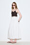 Pilified Wide Skirt Ecru - 4