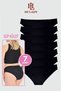 Women's Panties, Pack of 7 Black, Soft Fabric, Bikini Fit Women's Panties - 5