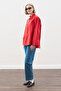 Classic Shirt with Wide Sleeves Red - 3