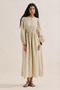 Muslin Volume-Enhancing Long Dress Sand - 2