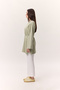 Oversize Tshirt with Tie Detail Green - 6