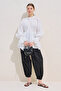 Lace Sleeves Edition Blouse Ecru - 2