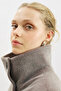 Premium Kaşe Trench Designed Coat Soft Gray - 3