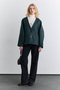 Milana Cashmere Jacket Green - 5