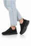 Daily Comfortable Non-Slip Wearable Lightweight Unisex Men's Women's Casual Sneaker Shoes Full Black - 3