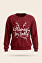 Girl's Sweatshirt 2 Thread Count Fleece-Lined Christmas-Themed - 4