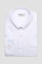 Bb Club Mike Non Iron Oxford Easy-Iron Cotton Regular Fit White Button-Down Collar Men's Plain Shirt - 5
