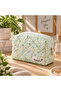 White Daisy Patterned Makeup Bag - Large Size Eee9 (New Product) - 5