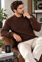 Men's Sports Brass Knit Detailed Sweater - 3
