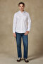 Bb Club Mike Non Iron Oxford Easy-Iron Cotton Regular Fit White Button-Down Collar Men's Plain Shirt - 3