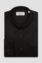 Bb Club Mike Non Iron Oxford Easy-Iron Cotton Regular Fit Black Button-Down Collar Men's Plain Shirt - 5